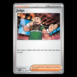 Judge 176/198 - Scarlet Violet Base Set Pokemon Card - Image 1