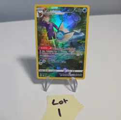Pokemon TCG Vaporeon TG02/TG30 Brilliant Stars Trainer Gallery Card - Image 2
