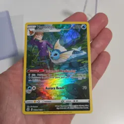 Pokemon TCG Vaporeon TG02/TG30 Brilliant Stars Trainer Gallery Card - Image 3