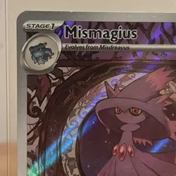 2023 Pokemon Scarlet & Violet Paldea Evolved Mismagius 212/193 Rare Trading Card - Image 2