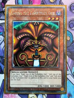 TN23-EN002 Exodia the Forbidden One : Quarter Century Rare Limited Edition Card - Image 1