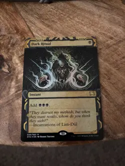 Strixhaven Mystical Archives Dark Ritual Card Magic the Gathering foil - Image 1