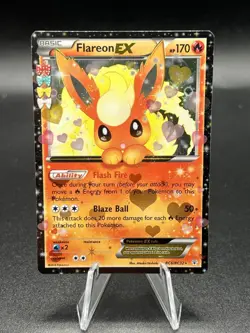 Flareon EX RC6-32 Generations: Radiant Collection Holo Pokemon Card LP AD3 - Image 1