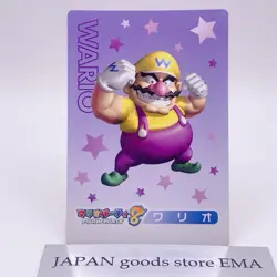 Wario Mario Party 8 Card Hudson Nintendo 2007 Japanese Japan Collector's item - Image 1