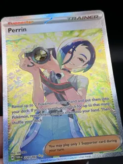 Pokemon TCG Perrin Card 220/167 Twilight Masquerade Special Illustration NM AD3 - Image 2