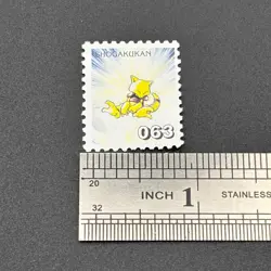 Abra Pokemon Stamp Card Shogakukan Nintendo Japanese TCG Vintage S316-35 - Image 4