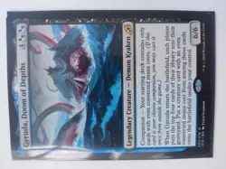 Gyruda Doom Of Depths Magic The Gathering Rare Ikoria 221 MTG Black Kraken Blue - Image 2