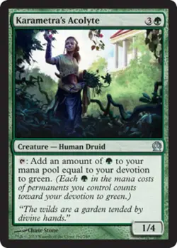 Karametra's Acolyte - Light Play MTG Theros - Image 1