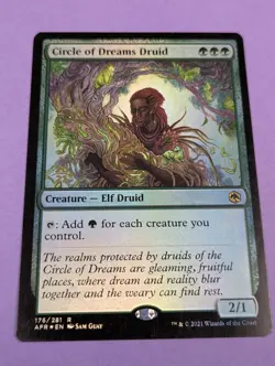MTG: Adventures in the Forgotten Realms: Circle of Dreams Druid #176/281 Rare NM - Image 1