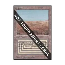 WOTC MtG Collector's Ed Scrubland (CE) (R) NM - Image 1