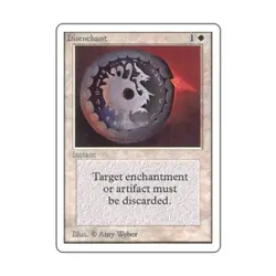 WOTC MtG Unlimited Disenchant (C) VG - Image 1