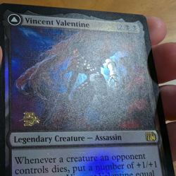 Vincent Valentine - Pre-release Foil Stamped Promo - Final Fantasy MTG - Image 3