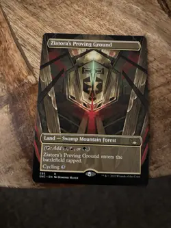 MTG Ziatora's Proving Ground Streets of New Capenna 295 Regular Rare Borderless - Image 1