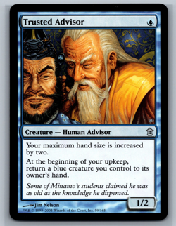 Magic MTG Saviors of Kamigawa Trusted Advisor #59/165 TCG CCG - Image 1