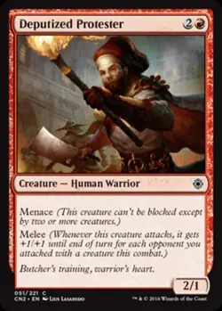 Deputized Protester - Light Play MTG Conspiracy: Take the Crown - Image 1
