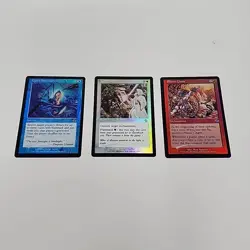 Lot of 3 Vintage Magic The Gathering MTG Judgement Foil Cards NM / M Free Ship - Image 1