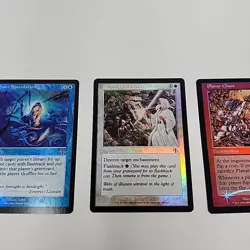 Lot of 3 Vintage Magic The Gathering MTG Judgement Foil Cards NM / M Free Ship - Image 3
