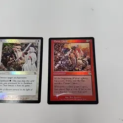 Lot of 3 Vintage Magic The Gathering MTG Judgement Foil Cards NM / M Free Ship - Image 4