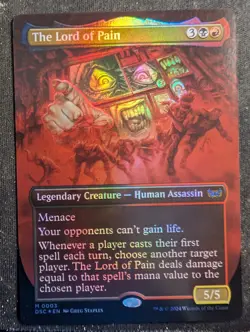 The Lord of Pain - Foil Borderless - Duskmourn Commander (MTG) - Image 1