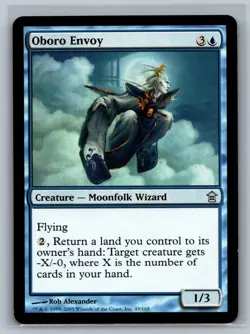 Magic MTG Saviors of Kamigawa Oboro Envoy #49/165 TCG CCG - Image 1