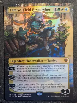 Tamiyo, Field Researcher - Foil Borderless - Commander: Bloomburrow (MTG) - Image 1