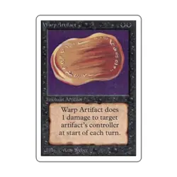 WOTC MtG Unlimited Warp Artifact (R) Fair - Image 1