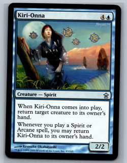 Magic MTG Saviors of Kamigawa Kiri-Onna #43/165 TCG CCG - Image 1