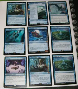 47x Magic the Gathering Blue Rare card lot - Image 2