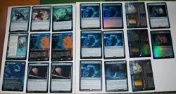 47x Magic the Gathering Blue Rare card lot - Image 3