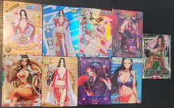 Boa Hancock One Piece CCG Anime Manga Card Lot Waifu Lot of 9 Cards - Image 1