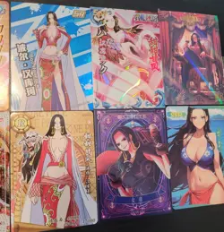 Boa Hancock One Piece CCG Anime Manga Card Lot Waifu Lot of 9 Cards - Image 3