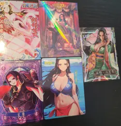 Boa Hancock One Piece CCG Anime Manga Card Lot Waifu Lot of 9 Cards - Image 4