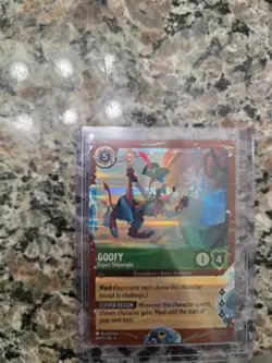 DCL Lorcana Goofy Expert Shipwright Disney Treasure Exclusive Rare Card 14/P3 - Image 1