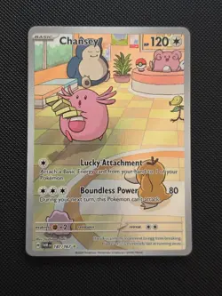 Pokemon Chansey - Illustration Rare Card S&V-Twilight Masquerade 187/167 #1 - Image 1