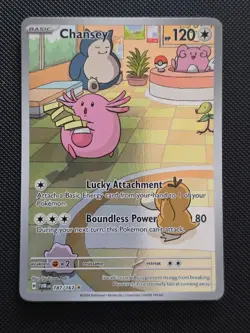 Pokemon Chansey - Illustration Rare Card S&V-Twilight Masquerade 187/167 #2 - Image 1