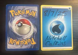 MEW Pokemon Card - WOTC Promo - Black Star - #9 - HOLO - LP/MP w/ swirl - Image 3