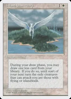 MTG - Island Sanctuary - 4th Edition - Magic the Gathering - Image 1
