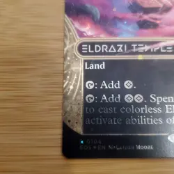 1x Eldrazi Temple, 0104 Galaxy Foil Stellar Sights Edge of Eternities Off Center - Image 3