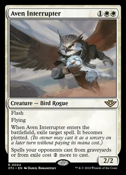 x1 Aven Interrupter R MTG Outlaws of Thunder Junction M/NM, English - Image 1