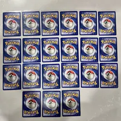 Pokemon Fossil 1st Edition Near Complete Common And Uncommon Set LP - Exc - Image 2