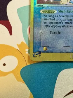 TCG Pokemon English Squirtle 46/95 Team Magma vs Team Aqua Reverse Holo - Image 5