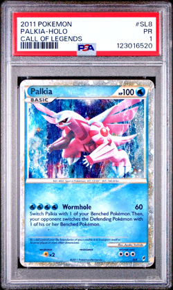 PSA 1 PR 2011 Pokemon Call of Legends SHINY Palkia Holo Foil Rare SL8 - Image 1