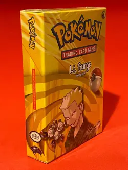 Vintage Pokemon Gym Heroes Lt. Surge Theme Deck SEALED / NEW - WOTC - LOOK! - Image 3