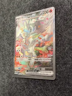 Pokemon TCG White Flare: Reshiram EX 166/086 SIR NEAR MINT Pack Fresh - Image 2