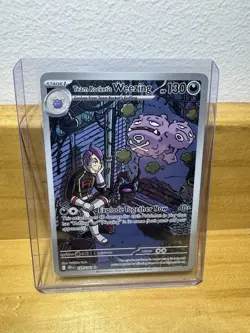 Team Rocket’s Weezing 199/182 Illustration Rare Destined Rivals - Pokemon TCG - Image 1