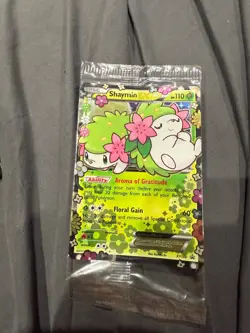 Shaymin EX XY148 XY Holo Pokemon tcg New sealed Black star Promo - Image 1