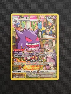Pokemon TCG Gengar TG06/TG30 Lost Origin Trainer Gallery Full Art Holo Rare #1 - Image 1