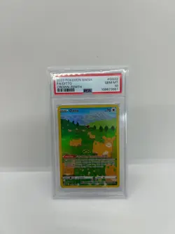 2023 POKEMON SWORD & SHIELD CROWN ZENITH #GG22 FULL ART/DITTO PSA 10 - Image 1