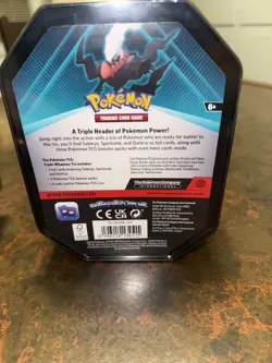 Pokemon TCG: Darkrai Triple Whammy Collectors Tin - Factory Sealed - Image 2