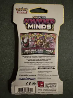 Pokemon TCG Sun & Moon Unified Minds Sleeved Booster DARKRAI & UMBREON ART 2019 - Image 2